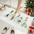 thumbnail image 4 of FastXmas Christmas Bathroom Rugs Winter Christmas Bath Mat Non Slip Farmhouse Entrance Welcome Door Mats Holiday Cute Xmas Decorations Outdoor Rug for Home Indoors Kitchen, 4 of 6