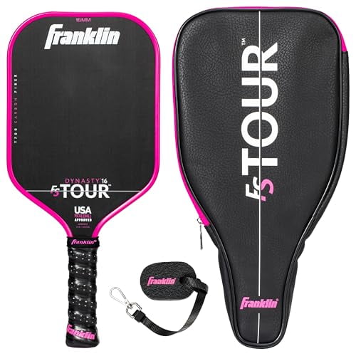Open Box Franklin Sports Pro Pickleball Paddle Set - FS Tour Series Carbon Fiber Paddle