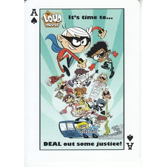 The Loud House 2017 Comic-Con 5x7 promo playing card