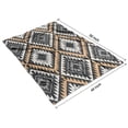 thumbnail image 4 of Brown Geometric Triangle Diamond Pattern Blanket,Comfortable Soft Flannel Throw Blanket,All Season,Warm Lightweight Blankets for Sofa Bed Couch Living Room Chair,40"x50", 4 of 4