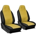 thumbnail image 2 of Oxgord 2-Piece Integrated Faux Leather Bucket Seat Covers, Universal Fit for Car/Truck/Van/SUV, 2 of 2