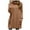 Khaki, variant on zaveiop Women Sweaters 2025 Mock Turtleneck Fall Winter Warm Sweater Plus Size Tunic Pullover Tops with Pockets (Khaki, XL)