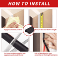 thumbnail image 4 of Rubber Weather Stripping Door Seal Strip,Self-Adhesive Backing Door Weatherstripping, 4 of 5