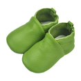 thumbnail image 3 of Luogg Crawling Shoes Baby First Walking Shoes Girls Boys Slippers Crawling Shoes Baby Shoes Soft Leather With Suede Soles Leather Shoes Toddler 0 2 Years Size 12-18 Months Green, 3 of 4