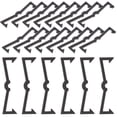 thumbnail image 4 of 50pcs Plastic Pegboard Hook Locks Clips for Peg Board Hooks Secure Hold Accessories, 4 of 8