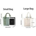 thumbnail image 6 of CoCopeaunt Small Tote Bag Casual Canvas Handbag Women Fashion Shopping School Shoulder Bag, 6 of 6
