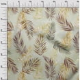 thumbnail image 3 of oneOone Velvet Light Green Fabric Tropical Leaf Sewing Craft Projects Fabric Prints By Yard 58 Inch Wide, 3 of 5