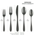 thumbnail image 3 of Cambridge Byram Black Mirror Stainless Steel Dinner Fork, 3 of 8