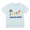 thumbnail image 4 of Camiseta Bluey para niños pequeños, paquete de 3 unidades, gráfica 3T, azul, 4 of 7