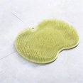 thumbnail image 1 of Cepillo de silicona para frotar la espalda, almohadilla antideslizante para lavado de pies, alfombrilla de ducha con ventosa, exfoliante para pies, 1 of 4
