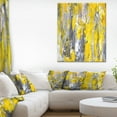 thumbnail image 1 of Design Art - Motif Abstrait Gris et Jaune, 1 of 3