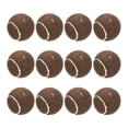 thumbnail image 1 of Uxcell 12 Pcs Pelotas de Tenis Precutadas para Andadores Accesorios de Deslizamiento Universales Café, 1 of 6