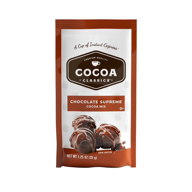 12 pack) Cocoa Classics Chocolate Supreme Cocoa Mix, Hot Chocolate