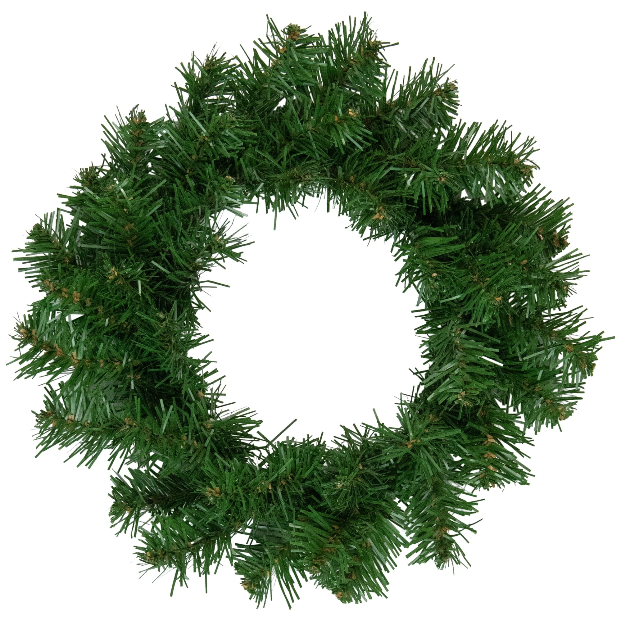 Northlight PVC Unlit Deluxe Dorchester Pine Artificial Christmas Wreath, 12" (Green)