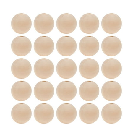 

Beads Wood Wooden Round Making Loose Jewelry Unfinished Spacer Crafts Craft Precious Diy Rondelle Charm Semi Bracelet