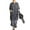 Black White, variant on Bsubseach Women Beach Cover up Stylish Stripe Print Swimsuit Cover ups plus Size Caftan Dresses Button up