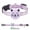Purple, variant on Cat GPS Tracker No Monthly Fee - Waterproof IP68 Real-Time Pet Tracker for Android, 1+ Year Battery Life (CR2032) with Adjustable Nylon Collar, Live Tracking for Indoor & Outdoor Cats, Black