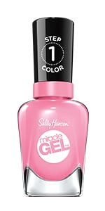 Sally Hansen Miracle Gel Nail Polish, Metro Midnight, 0.5 fl oz, No UV Lamp Needed, Long Lasting