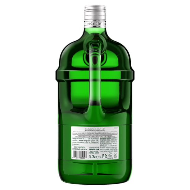 Tanqueray London Dry Gin, 1.75 L, 47% ABV for Bar Use - Walmart