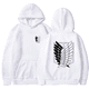 thumbnail image 4 of Sudadera con capucha de Attack On Titan para hombre, sudaderas con capucha de anime para hombre y mujer, ropa de calle, jersey con capucha Harajuku Shingeki No Kyojin, sudadera, ropa, 4 of 5