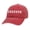 Red Grandpa, variant on Men's Grandpa Father's Day Custom Embroidered Twill Buckle Back Adjustable Hat, Red