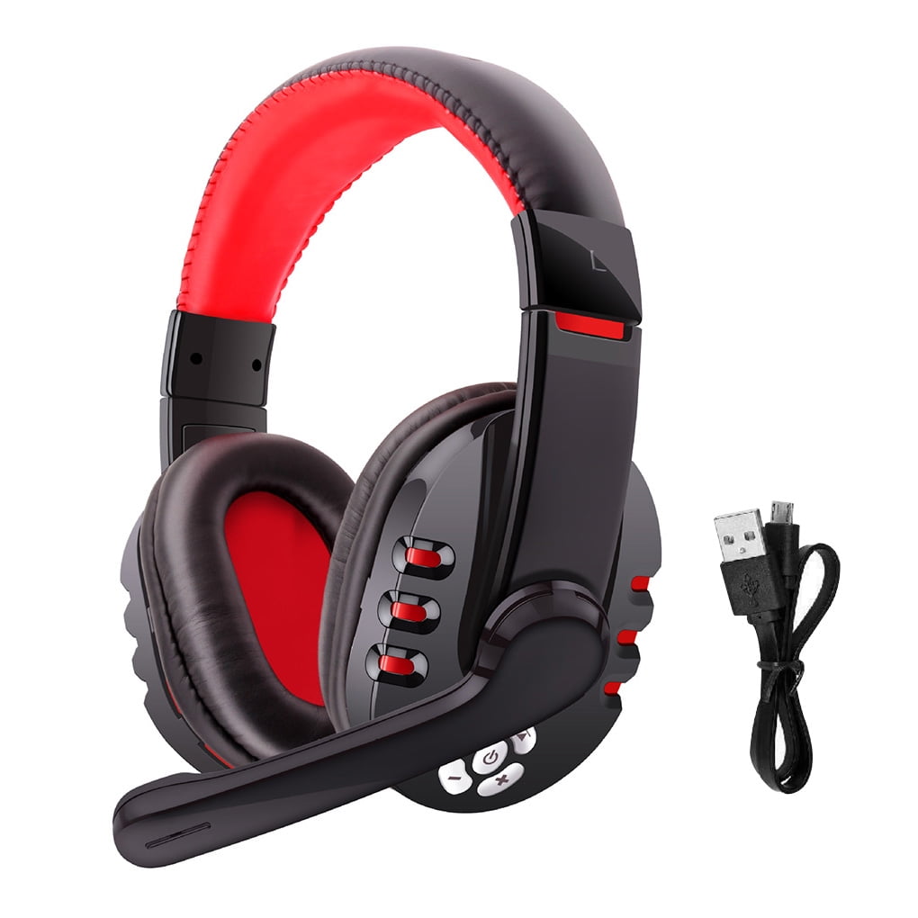 Bluetooth Gaming Headset Wireless Headphone Microphone Noise Reduction