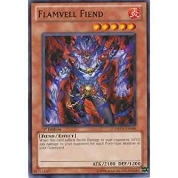 YuGiOh Duelist Revolution Common Flamvell Fiend DREV-EN096