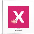thumbnail image 1 of ARTCANVAS Kids Animal Alphabet Letter X Canvas Art Print - Size: 36" x 36" (1.50" Deep), 1 of 9