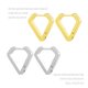 thumbnail image 2 of 2 pares de aretes pequeños, aretes colgantes de aro para mujer, joyería de moda para mujer, formas variadas Adepaton BST3004610-3, 2 of 5