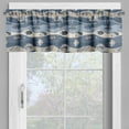 thumbnail image 4 of Ambesonne Fish Valance & Curtain, Cartoon Aquarium, 55"x45", Slate and Cadet Blue Tan, 4 of 6