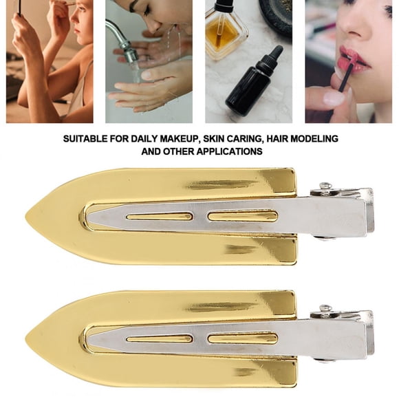 Clips de Peinado de Acero, Pinza de Cabello Antideslizante para Peinado, Uso Diario [Accesorio para El Cabello]