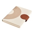 thumbnail image 2 of A5 Leather Journal Notebook 170 Pages Lined Notepad with Magnetic Closure Stationery Supplies - White, 2 of 5