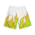 thumbnail image 5 of Yaoyar Mens Summer Classic Fit Walking Hiking Shorts Casual Homewear Flame Printing Funny Printed Trousers Beach Sports Shorts Fast-Drying Shorts, 5 of 8