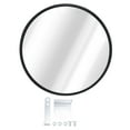 thumbnail image 2 of Miroir Convexe, Miroir de Circulation Grand Angle Rond avec Support Mural, Verre de Sécurité pour Parc de Stationnement Garage, Magasins de Détail, Entrepôts, École, 2 of 7