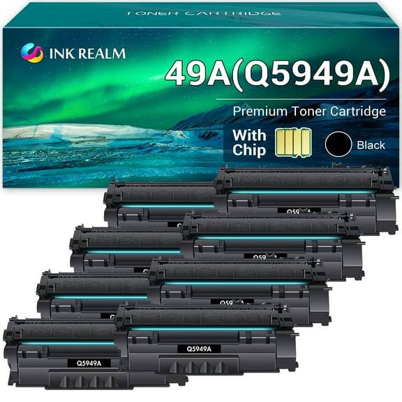Cool Toner Compatible Toner Replacement for HP 49A Q5949A High Yield (Black, 8-Pack)