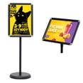 thumbnail image 1 of Costway Réglable Piédestal Affiche Support Aluminium Snap Cadre Ouvert pour 9,5 "x 13" Graphique, 1 of 9