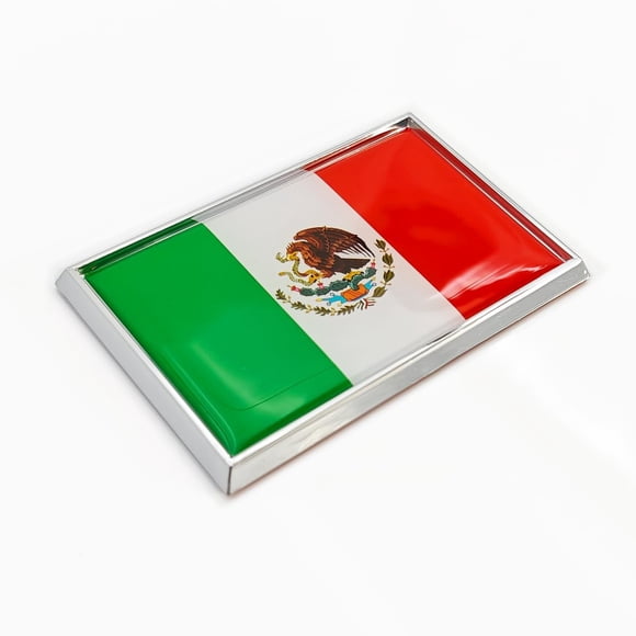 Adhesivo con el emblema de la bandera de México de Perdecor para coche, paquete de 2