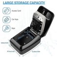 thumbnail image 2 of Key Box Wall Mounted Large Key Box Secure Waterproof Outdoor Key Box with 12 Code Rustproof Weather, 2 of 5