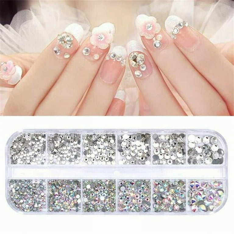 1 BOX DELICATE DIY Gems Fingernail Gems Nail Art Diamonds Phone Case Gems  EUR 7,25 - PicClick IT