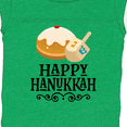 thumbnail image 4 of Inktastic Happy Hanukkah Dreidel Donut Boys or Girls Baby Bodysuit, 4 of 5