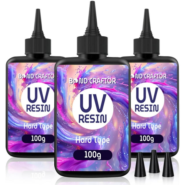 Resina UV Bond Craftor Craft para hacer joyas, 300 g, transparente