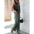 thumbnail image 6 of Hibeli Women Sparkly Sequin Fringed Trim Sleeveless Solid Color Cover-Ups, 6 of 8