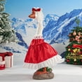thumbnail image 5 of karymi Christmas Gooses Outfits Gooses Statue Christmas Costume Yard Gooses Clothes Hat Outfit for 23 Inch Statue Patio Garden Decoration Home Decor, 5 of 6