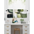 thumbnail image 5 of Valances for Windows Abstract Geometric Rod Pocket Cafe Window Treatments Valance Curtains for Kitchen Bathroom Laundry Basement Windows 56"x16", 5 of 9