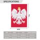 thumbnail image 3 of Bandera de la selección nacional de fútbol de Polonia (31,7 x 45,7 cm), 3 of 5
