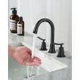 thumbnail image 2 of WOWOW 8 in. Widespread Double Handle Bathroom Faucet, 2 of 8