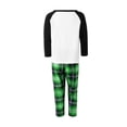 thumbnail image 5 of Sunisery Merry Christmas Family Matching Pajamas Sets Plaid Deer Print Holiday Xmas Pjs Sleepwear For Family Adults Kids, 5 of 7