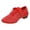 Red, variant on Women's Jazz Dance Shoes Slip on Knitted Yoga Latin Ballet Indoor Practice Shoes Split-Sole Lace up Low Heeled Dress Shoes Pink Size 6