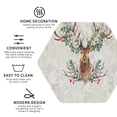 thumbnail image 4 of Disketp Classy Deer Funny Coasters,6 Pcs Leather Coasters With Holder, Perfect Housewarming Hostess Gifts,Protect Furniture From Water Marks Scratch And Damage, 4 of 9