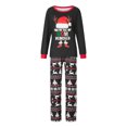 thumbnail image 2 of Fiomva Christmas Family Matching Pajamas Long Sleeve Pj Set Festival Party Sleepwear with Button S-XXL, 2 of 10